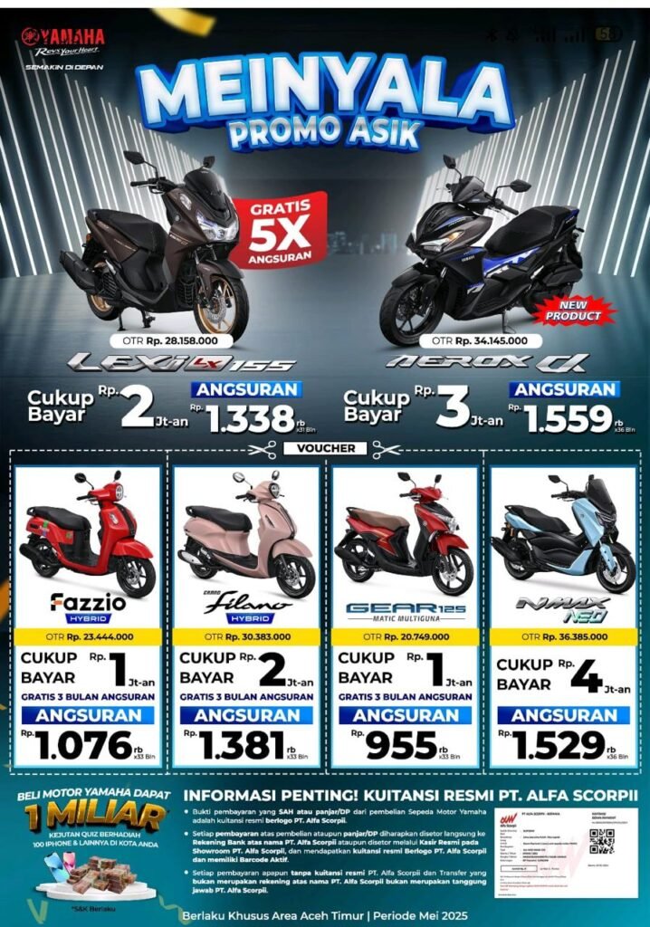 harga promo yamaha