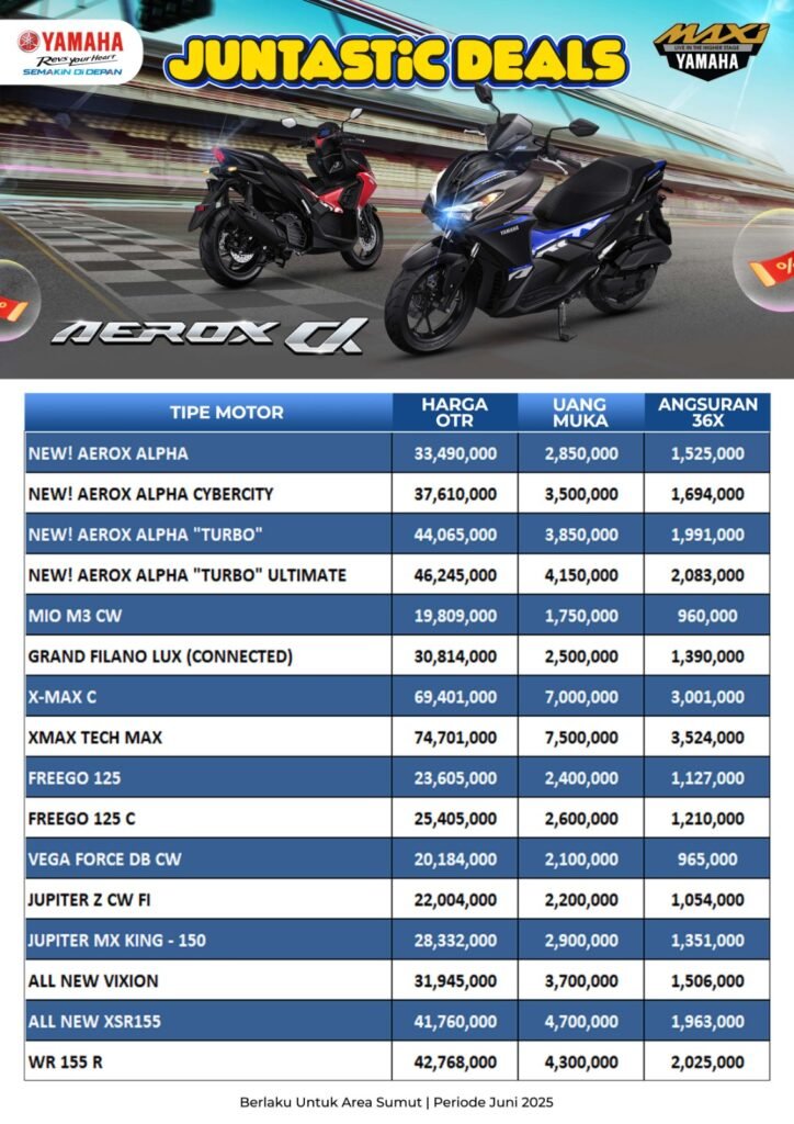 daftar harga yamaha
