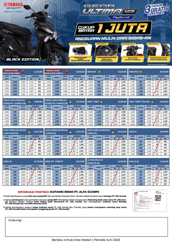 Daftar Harga Yamaha