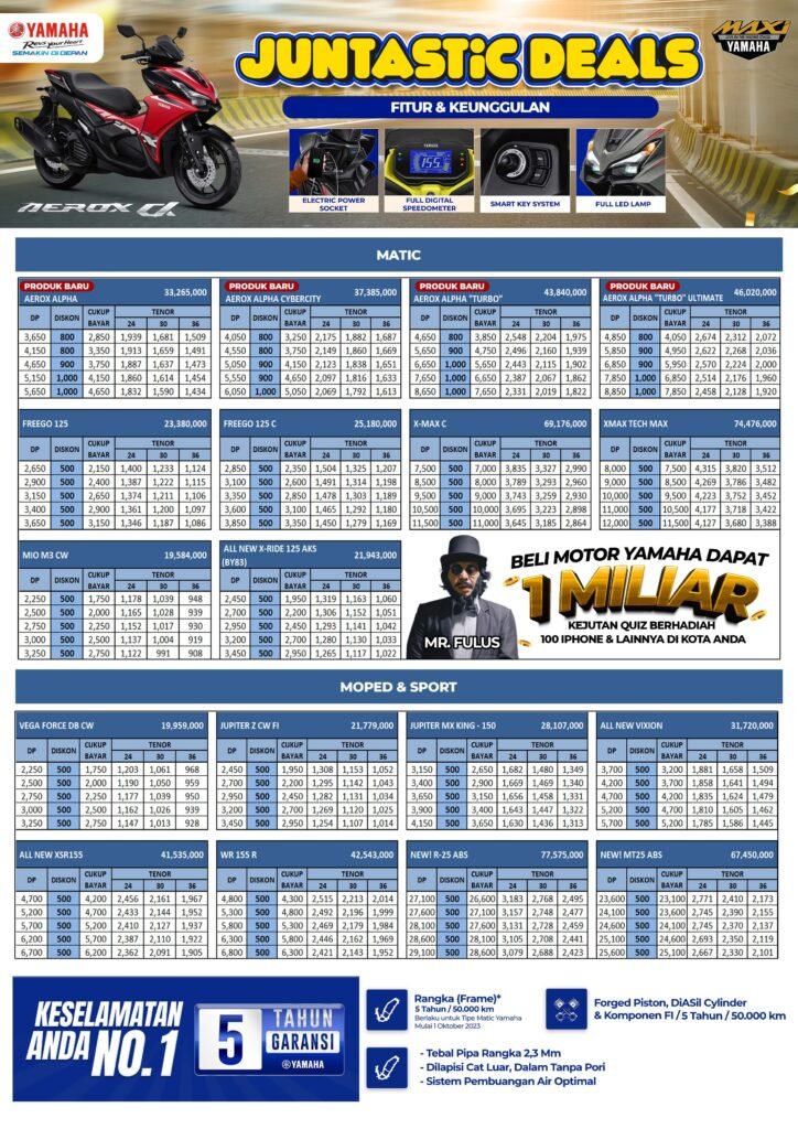 Daftar Harga Yamaha