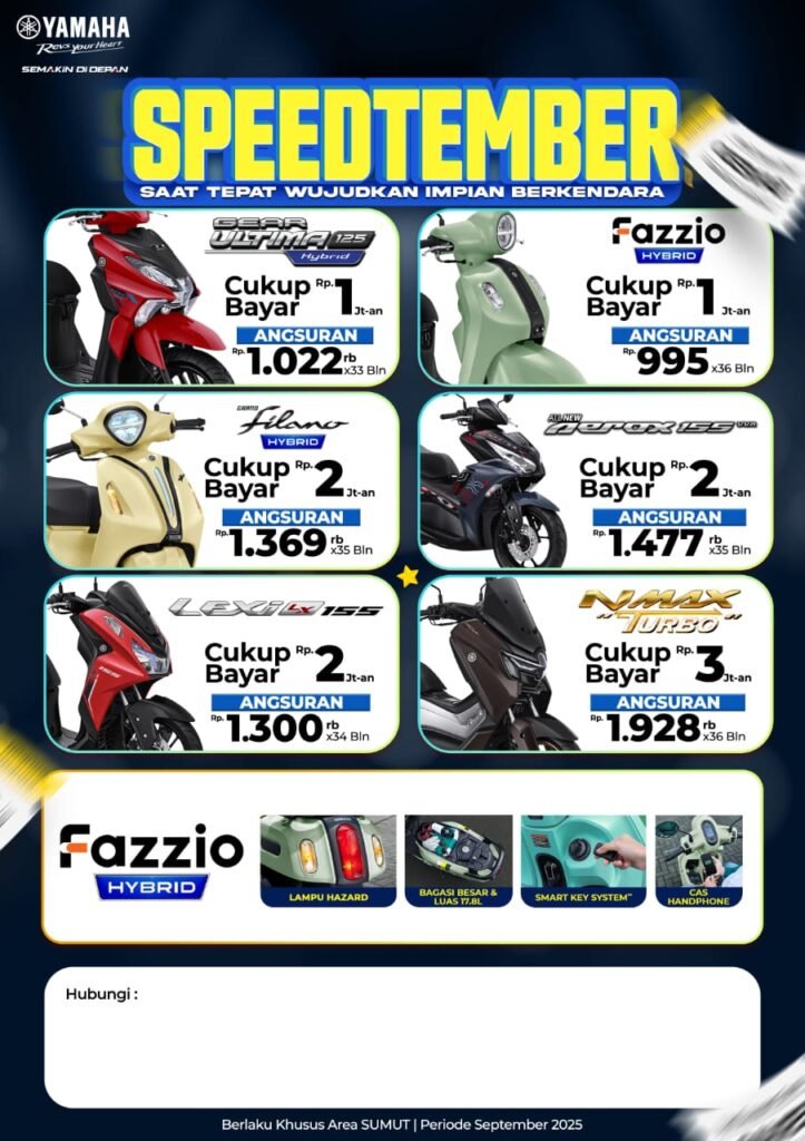 Daftar Harga Yamaha Terbaru