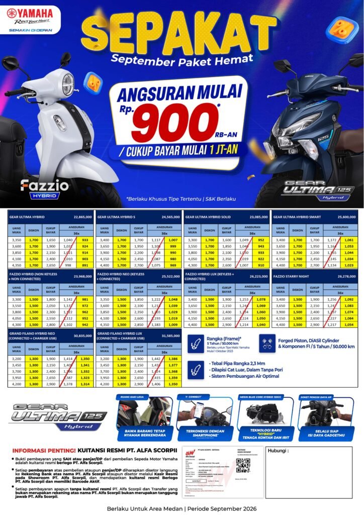 Promo Yamaha September